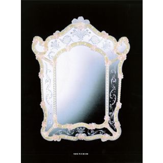 Italian Luxury Lighting / Wall Mirrors / Venetian Murano Glass Decorations in Flowery Style 100S