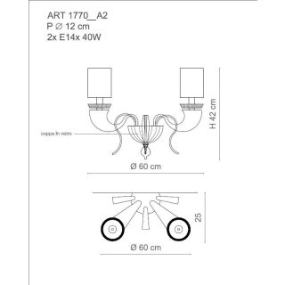Il Paralume Marina / Wall Sconces / IL-1770/A2