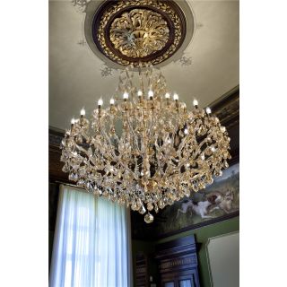 Italian Luxury Lighting / Chandeliers / Maria Theresa Topaz 36 Lights 1909 036
