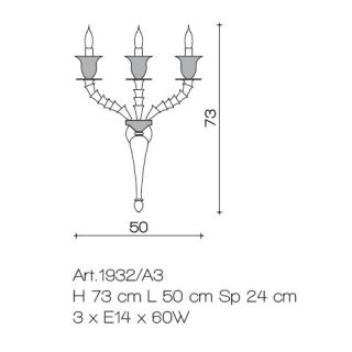 Il Paralume Marina / Wall Sconces / IL-1932/A3