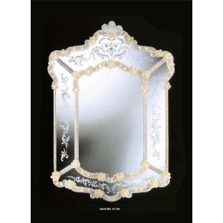 Italian Luxury Lighting / Wall Mirrors / Venetian Murano Glass Decorations in Flowery Style 330S