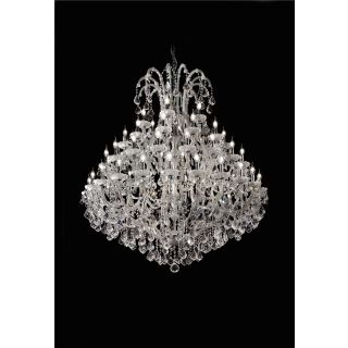 Italian Luxury Lighting / Chandeliers / Maria Theresa 60 Lights 5005 060 White Satin