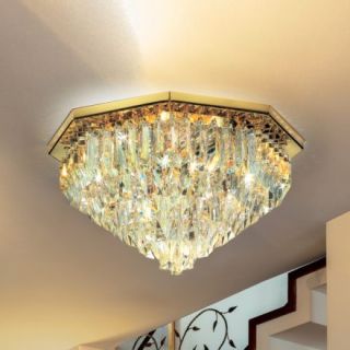 Patrizia Volpato / Semi-Flush Mounts / Cristalli Murano Glass 24 Karat Gold PV-5034-PL