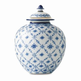 Le Porcellane / Vases with Lids / Potiche Rombi Fiori 5202 5201 5200