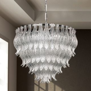 Patrizia Volpato / Chandeliers / Petali Handcrafted Murano glass 24 Karat Gold PV-8002