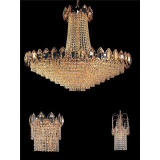 Italian Luxury Lighting / Chandeliers / Empire Amber 18 Lights 8902 090