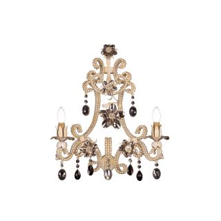 Mechini / Wall Lights / Pearl with Clear and Coloured Bohemian Crystal A273/2