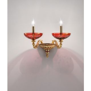 Euroluce Lampadari / Wall Sconces / Aida A2 Rubino