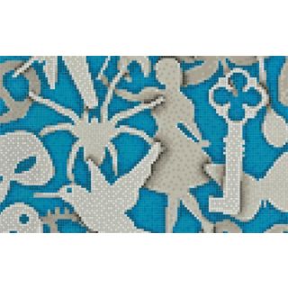Bisazza / Mosaico - Decorations / Silhouette Turquoise (Modern)