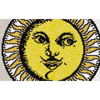 Bisazza / Mosaico - Decorations / Soli A Capri Grigio (Collezione fornasetti)