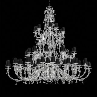 Glass & Glass Murano / Chandeliers / Traditional Venetian chandeliers C-2302/52P