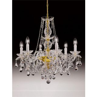 Italian Luxury Lighting / Chandeliers / Elegance Crystal 6 Lights D1306 006