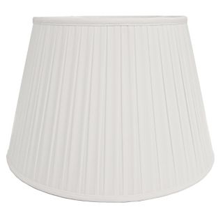 Elstead Lighting / / 18"" Cotton Box Pleat Ivory (46Cm)