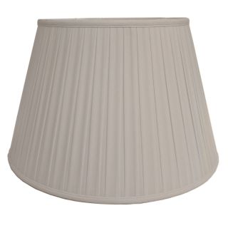 Elstead Lighting / / 20"" Cotton Box Pleat Oyster (51Cm)