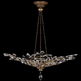 Fine Art Handcrafted Lighting / Pendant Lights / Crystal Laurel 47″ Round 753740 776440