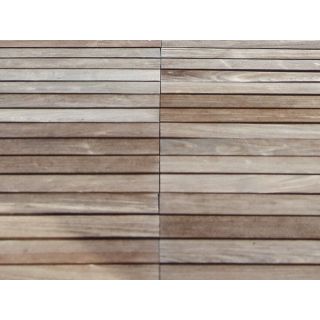 Bassano Parquet / Ipe wood outdoor floor tiles / Outdoor Ipe Smooth