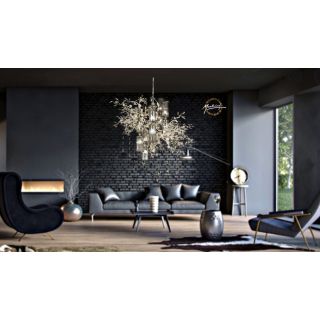 Mechini / Chandeliers / Clear and Coloured Bohemian Crystal L-MEK10/10