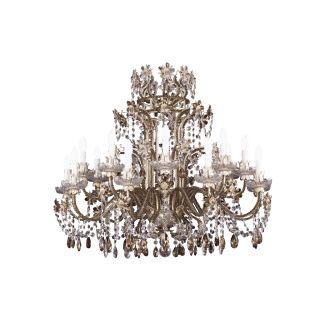 Mechini / Chandeliers / Bohemian Crystal and Coloured Pearl Banding L148/18 Mod