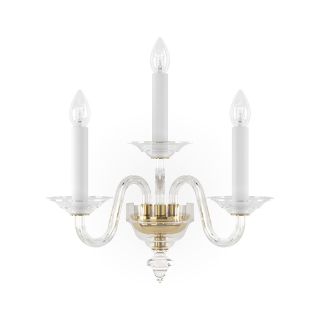 Preciosa / Luxurious and Elegant Wall Lamp, Three Candles / Historic Design Eugene M