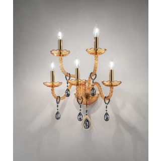 Euroluce Lampadari / Wall Sconces / Toochic A5 Oro Ambra