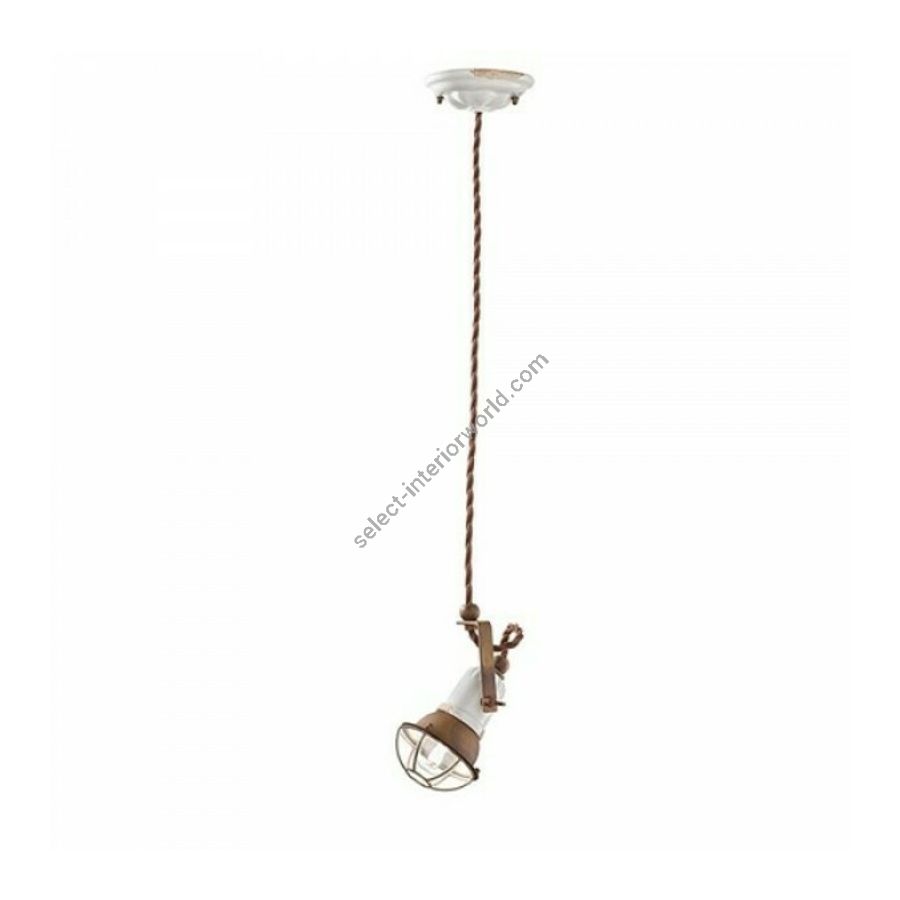 Craquele (18) finish With grid (cm.: 19 x 9 x 9 / inch.: 7.4" x 3.5" x 3.5")