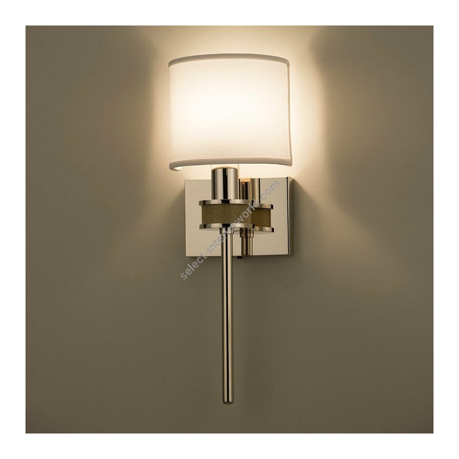 Satin Nickel, Sage Green Shagreen finish