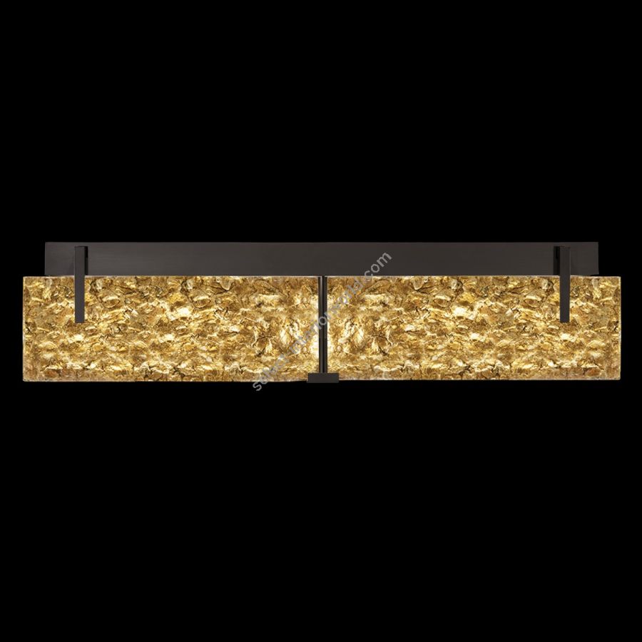 Black / Gold Leaf Glass - 913450-12