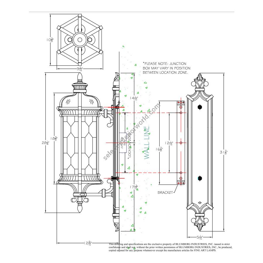 Small 413881-1 - cm.: 81 x 28 x 33 / inch.: 32" x 11" x 13"