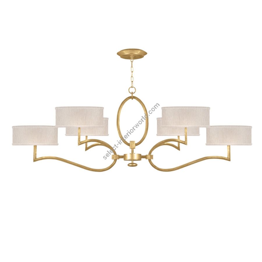 Gold Leaf / Champagne Fabric Shades - 780040-33