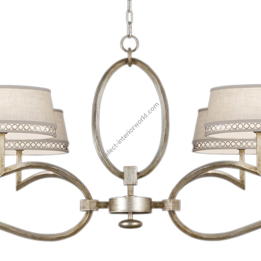 Silver / White Linen Shades - 780040