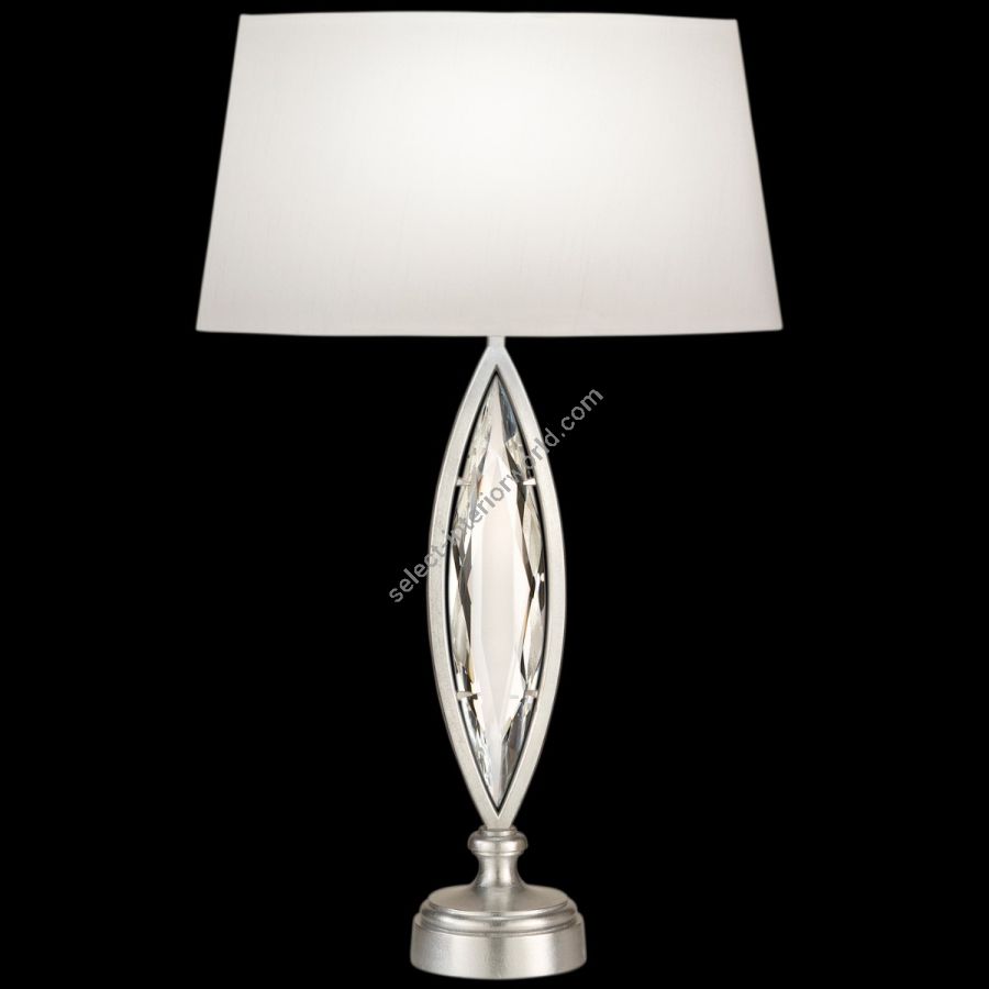 Platinized silver leaf finish