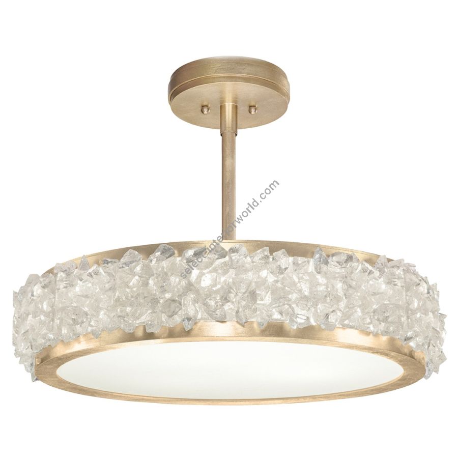 Soft gold leaf finish