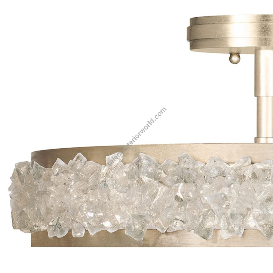 Soft gold leaf finish