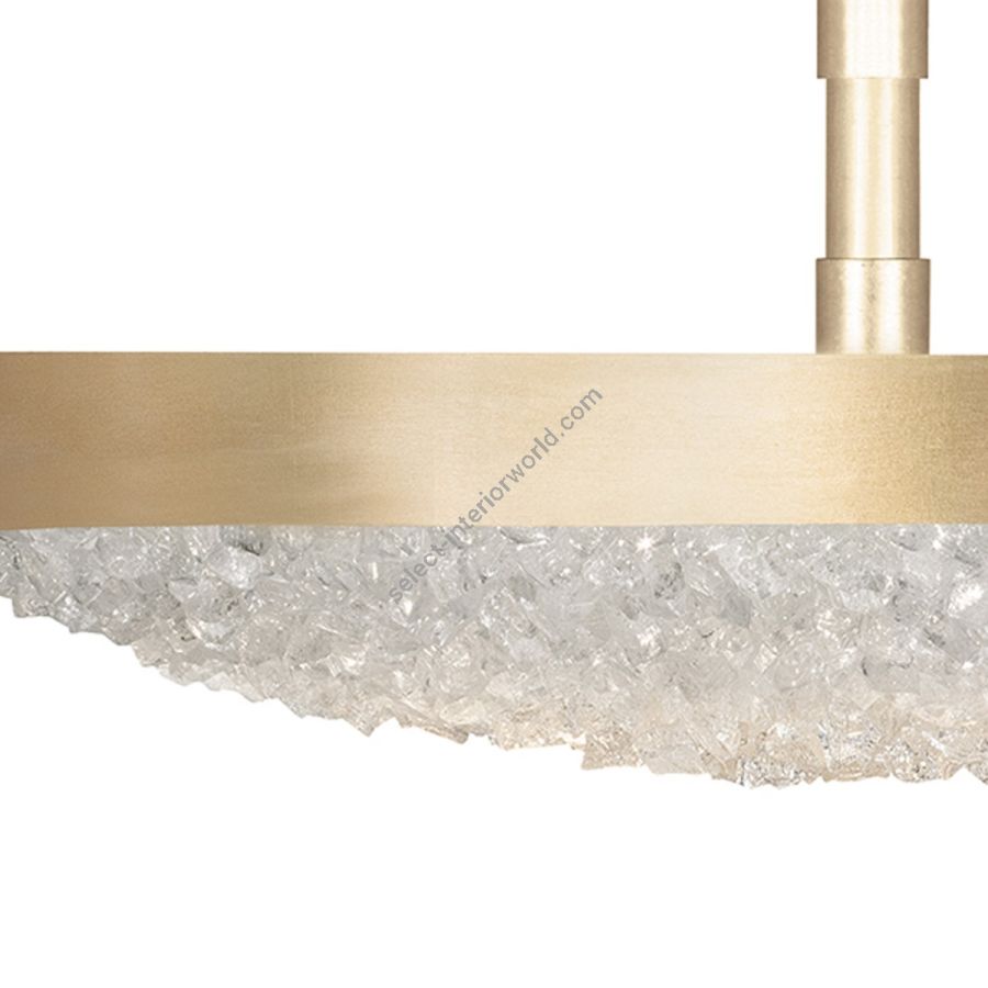 Soft gold leaf finish