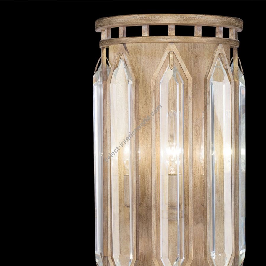 Washed pale gold finish