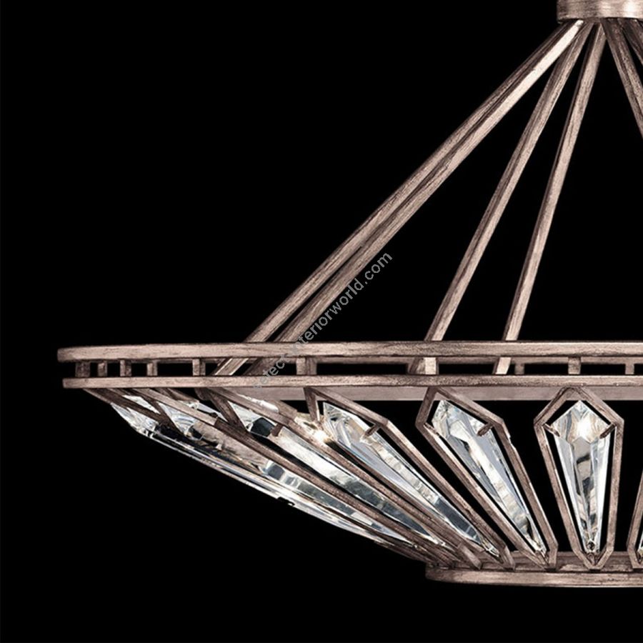 Brown iron patina finish