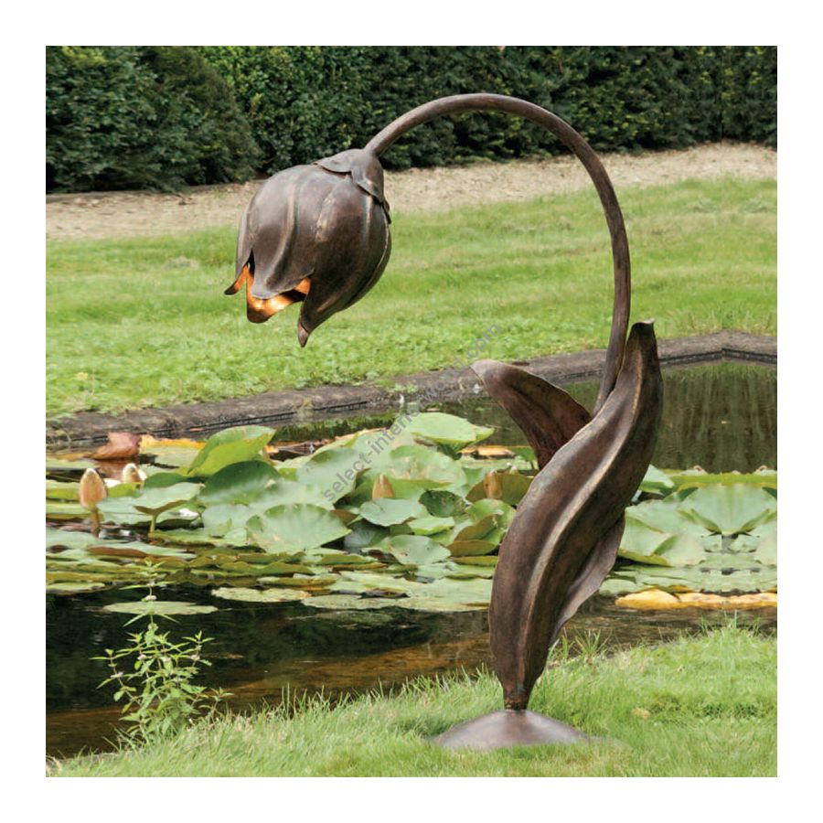 Patina finish, 1 light ( cm.: H 87 / inch.: 34")