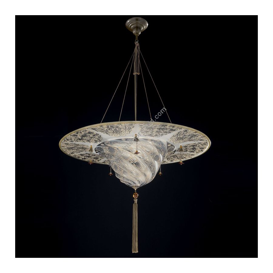 White decor glass colour