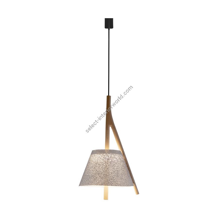 Pendant lamp / White (BL) finish / Size (HxWxD) cm.: 150 (H1/45) x 26 x 23 / inch.: 59.1" (H1/17.7") x 10.2" x 9"