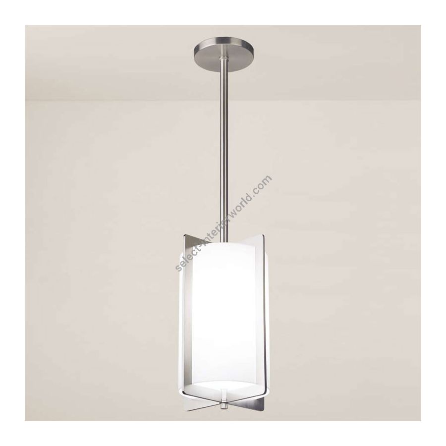 Polished Nickel finish (cm.: W 25.7 x D 25.7 / inch.: W 10" x D 10")