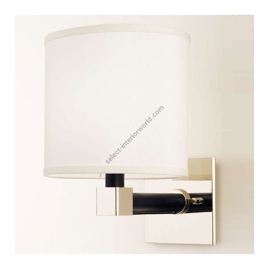 Poe Black and Satin Brass finish