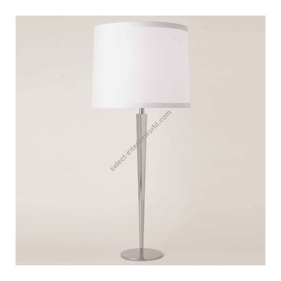 Polished Nickel finish (cm.: H 88.3 x W 38.1 / inch.: 34" x 15")