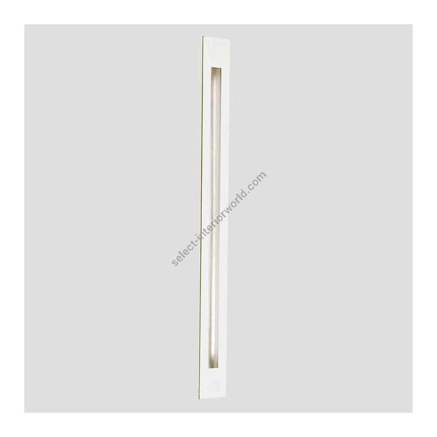 White primer frame with White Gold leaf finish