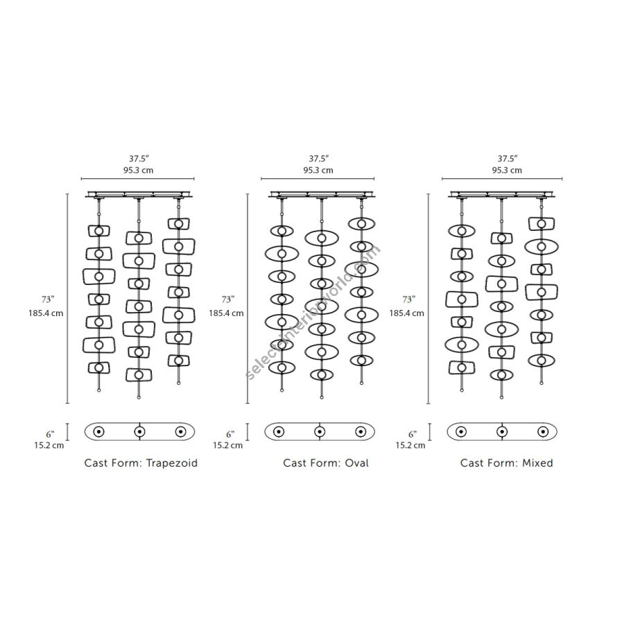 3 Stems/7 Cast Forms
