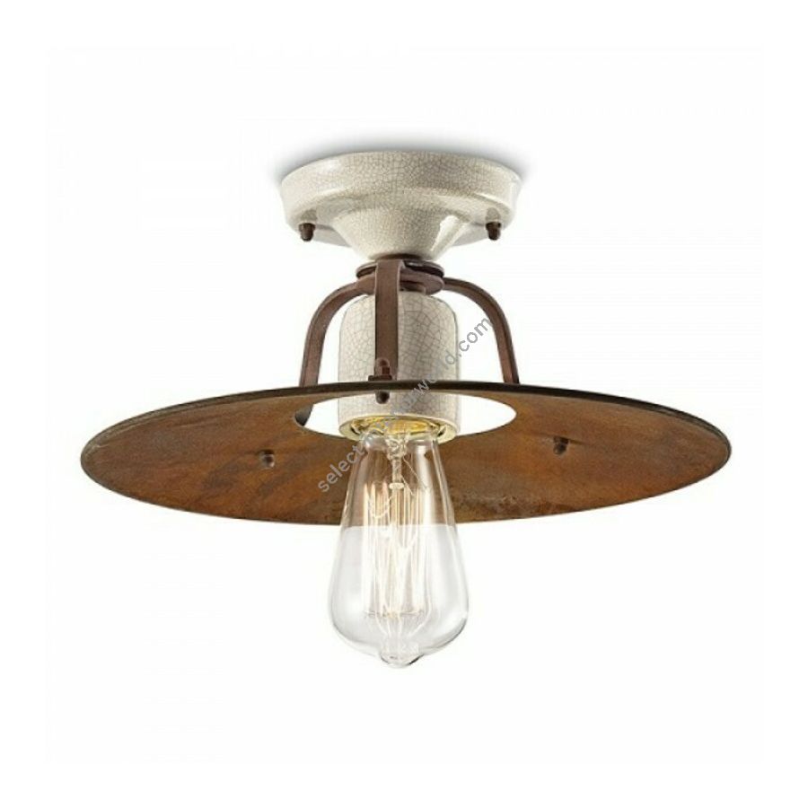 Craquele (18) finish (cm.: 13 x 30 x 30 / inch.: 5.1" x 11.8" x 11.8")