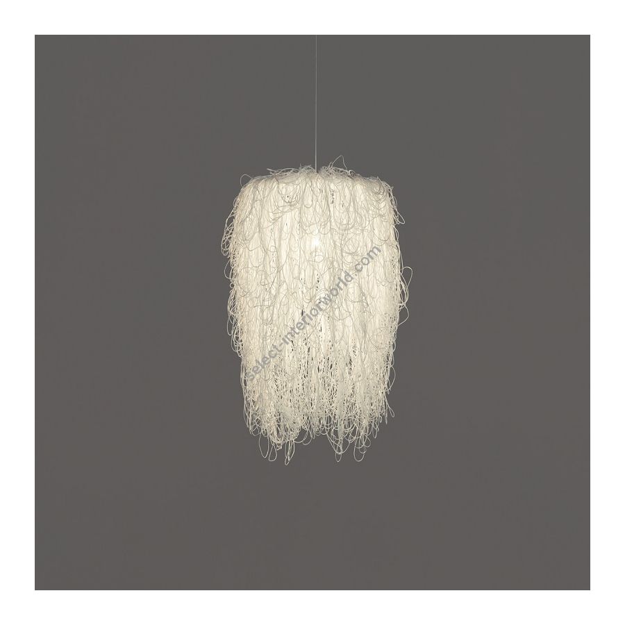 White color finish, cm.: 150 x 50 x 50 / inch.: 59.1" x 19.7 " x 19.7"