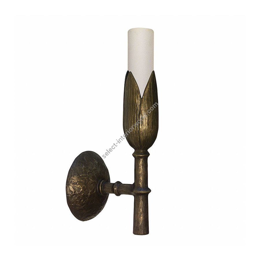 Natural patina finish / 1 light (cm.: 38.74 x 13.97 x 15.88 / inch.: 15.25" x 5.5" x 6.25")