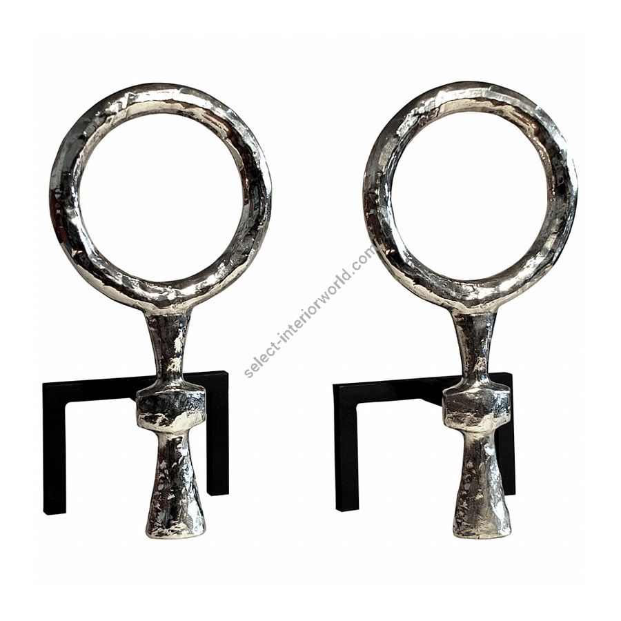 Polished white bronze finish