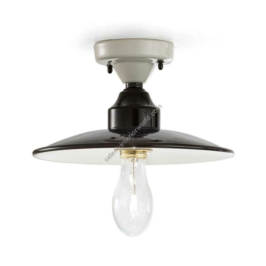 White and Black finish (cm.: 10 x 30 x 30 / inch.: 3.9" x 11.8" x 11.8")