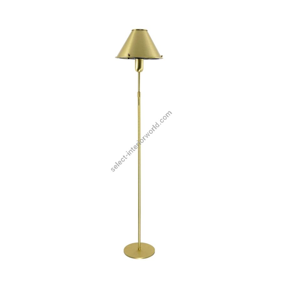 Beautiful Floor Lamp / Satin brass finish